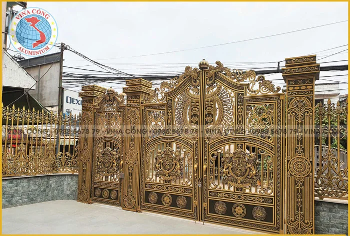 Tổng hợp các mẫu cổng nhôm đúc Biệt Thự Đẹp tại TPHCM
